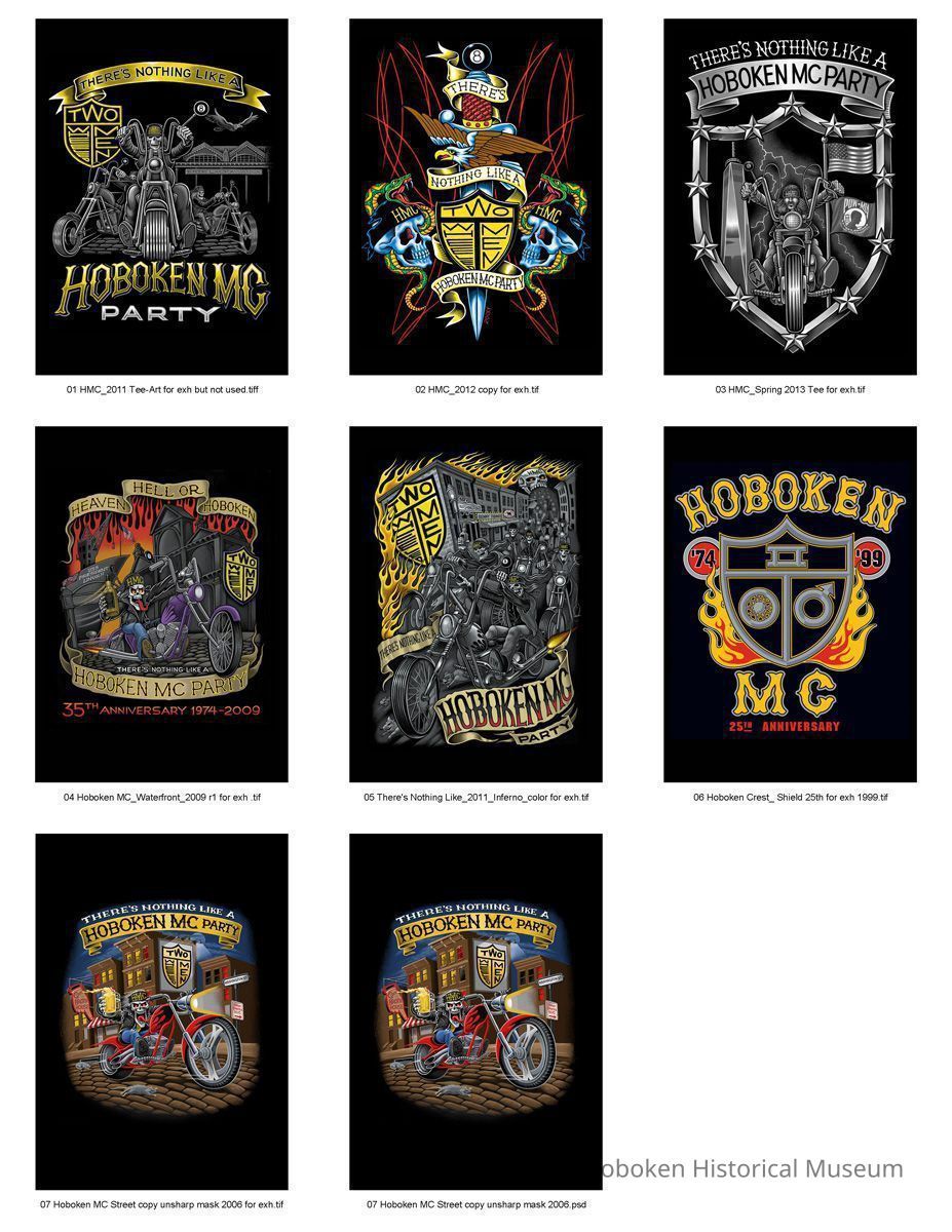 contact sheet for Adam Rodriguez artwork