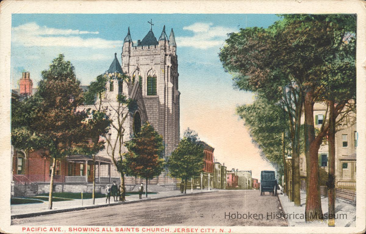 Postcard: All Saints Church, Jersey City, NJ picture number 1