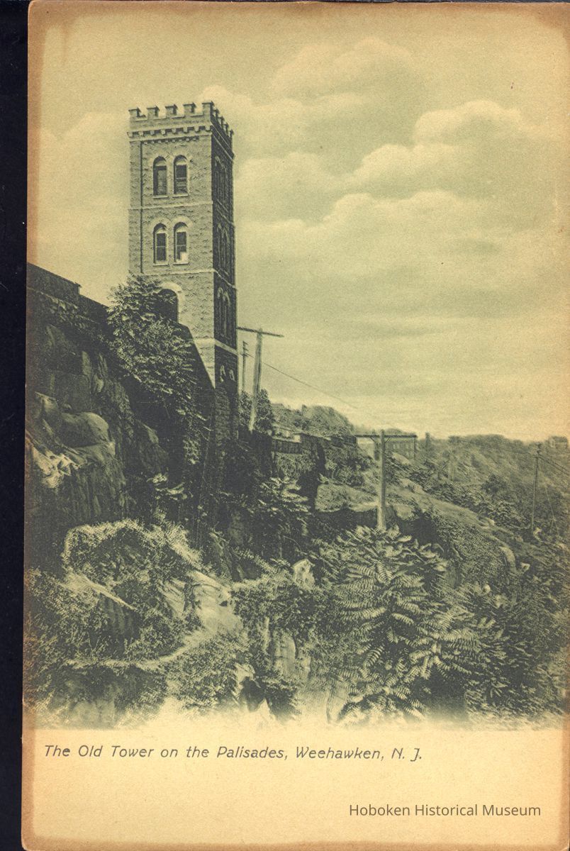 Postcard: The Old Tower, Weehawken, NJ, picture number 1