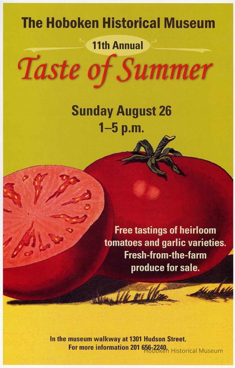 poster Taste of Summer (tomato tasting festival)