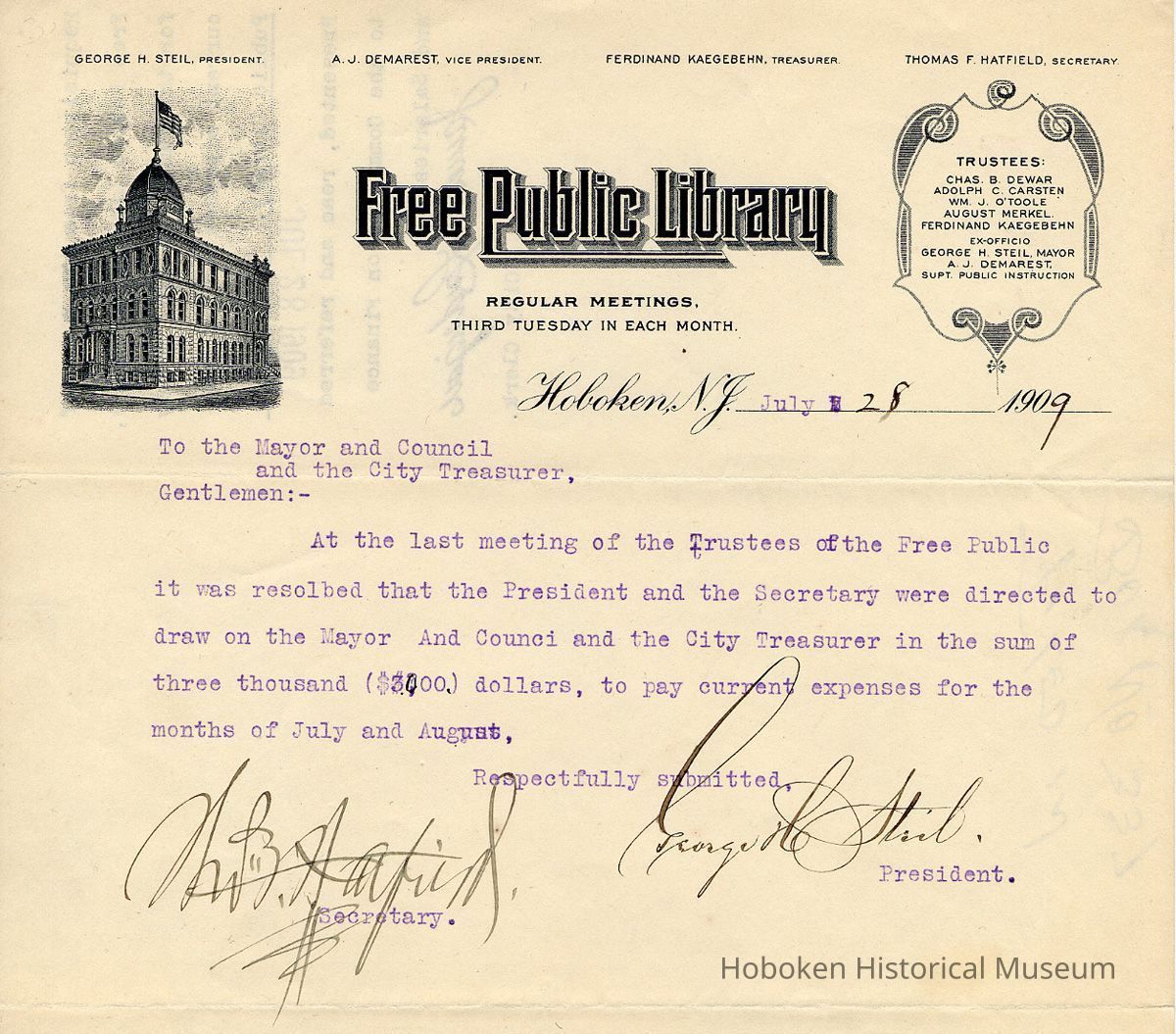 letter (partial view - portion of sheet used)