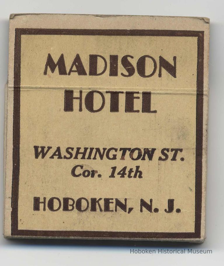 matchbook Madison Hotel, side 1