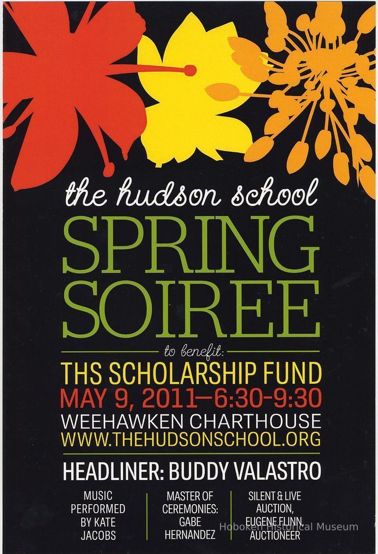 Handbill: The Hudson School Spring Soiree to benefit: THS Scholarship Fund, May 9, 2011. picture number 1