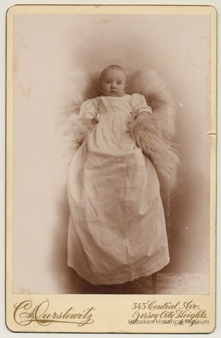 cabinet photo of baby