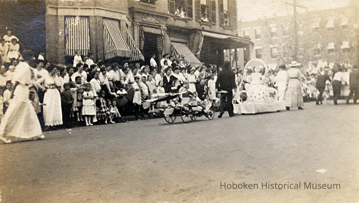 Third Annual Baby Parade 1915, cropped to image, enhanced