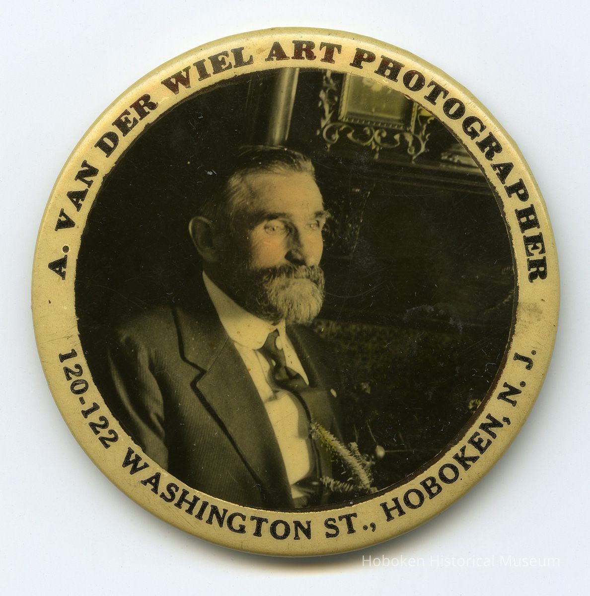 front: photo portrait of A. Van Der Wiel (Anthony Vanderwiel)
