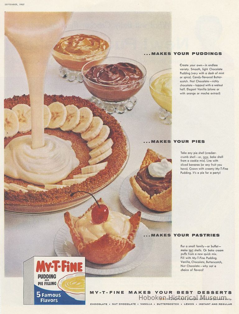 My-T-Fine ad, Ladies' Home Journal, Sept. 1957