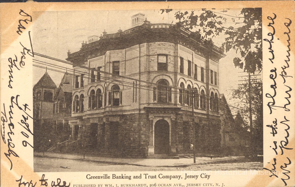 Postcard: Greenville Bank, Jersey City, NJ picture number 1