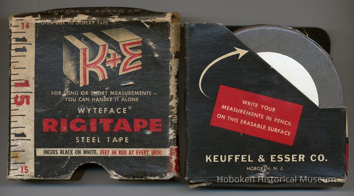 slipcase front  & tray with tape measure