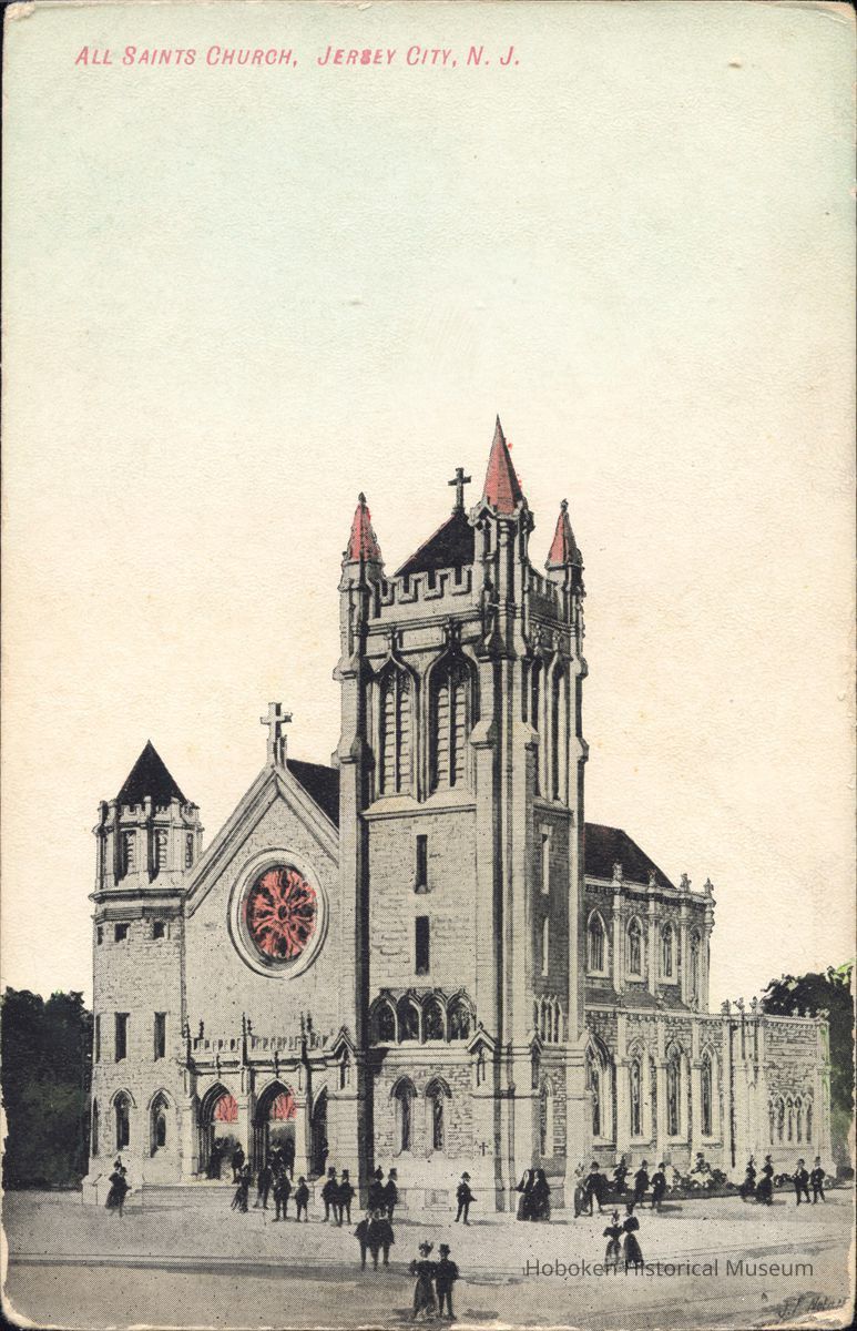 Postcard: All Saints Church, Jersey City, NJ picture number 1