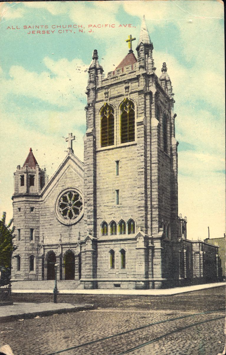 Postcard: All Saints Church, Jersey City, NJ picture number 1