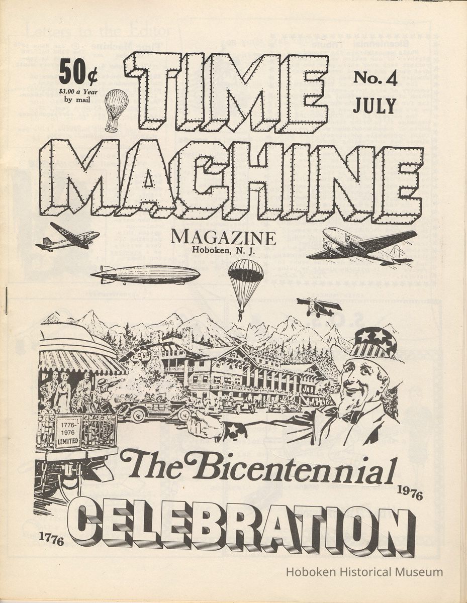 Time Machine Magazine No. 4; front cover