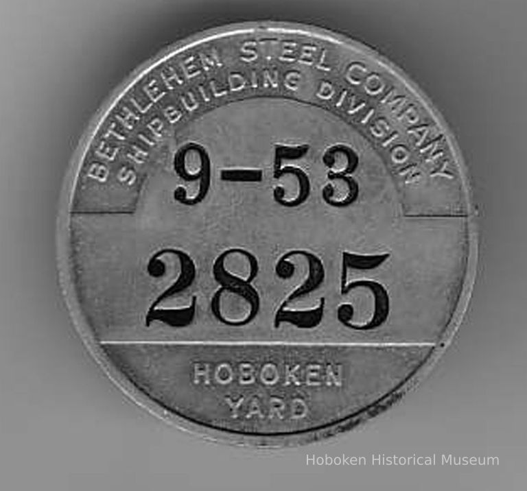 Bethlehem Steel Shipyard, Employee badge, Joe Lombardi. Used from 1961 onward. picture number 1