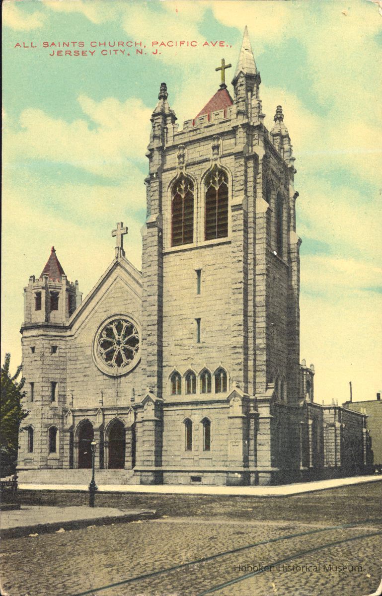 Postcard: All Saints Church, Jersey City, NJ picture number 1