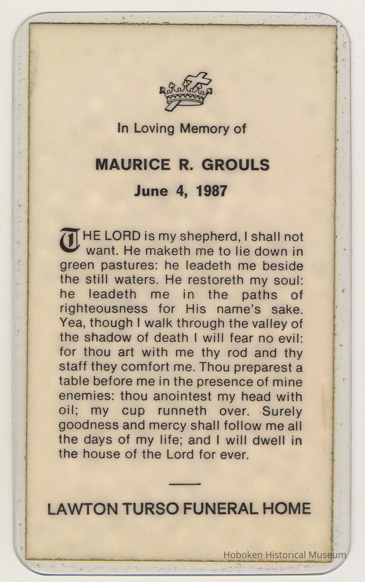side with text (other side Christian art)
