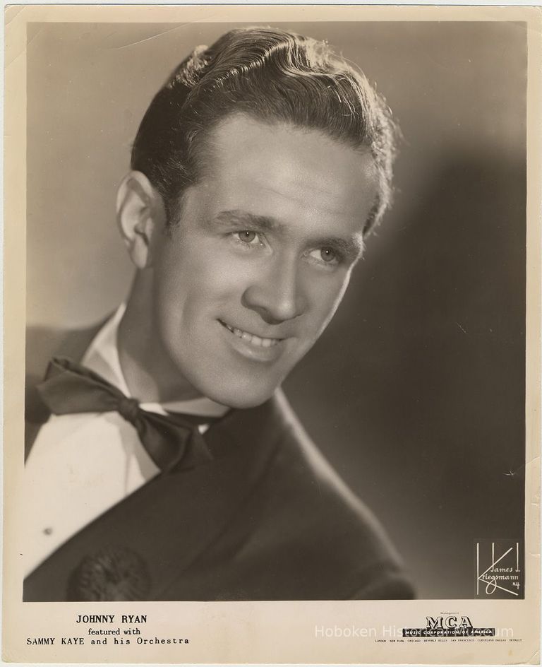 B+W publicity photo of Johnny Ryan featured with Sammy Kaye and His Orchestra, ca. 1950-1955. picture number 1