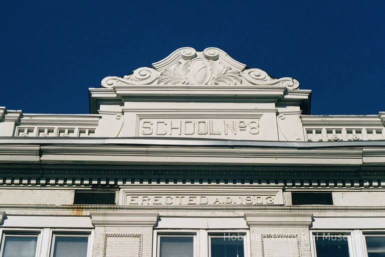 Cornice, School No. 3, Erected A.D. 1903 (now the Citadel apartments)