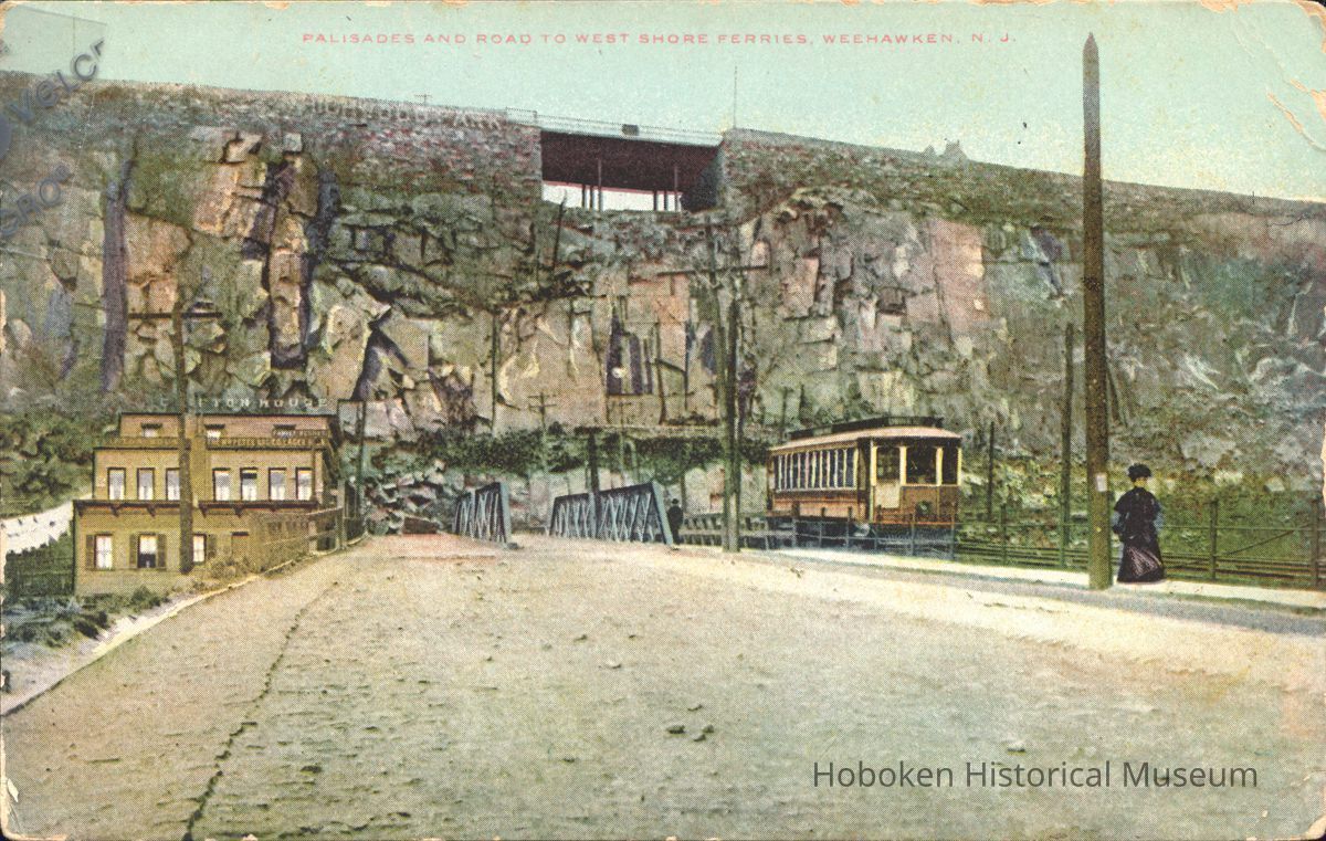 Postcard: Trolley, Weehawken, NJ picture number 1