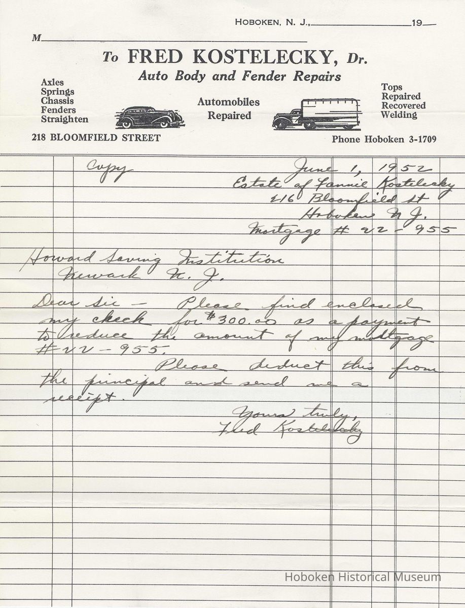 1952 letter
