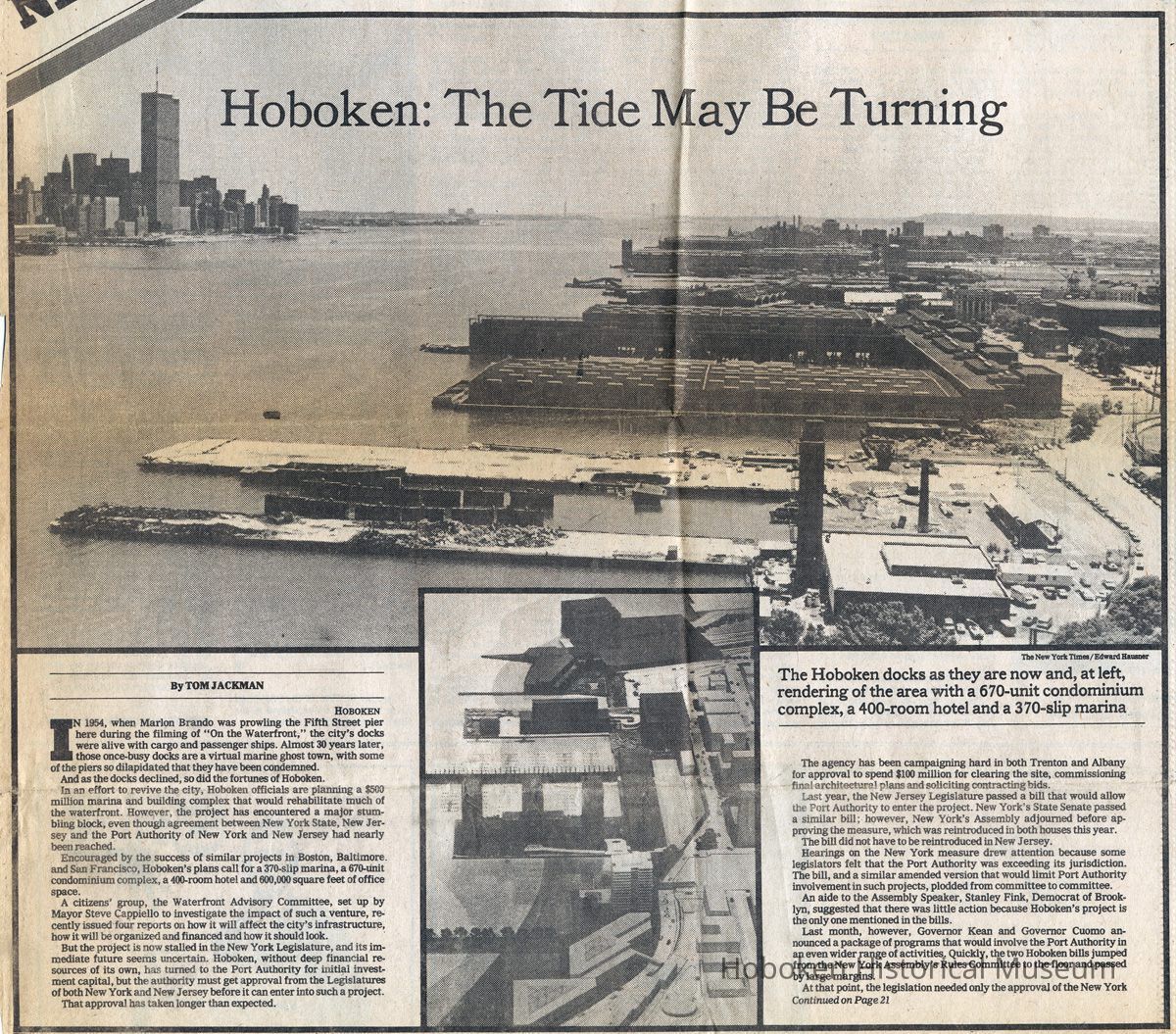 pg 1 Hoboken: The Tide May Be Turning