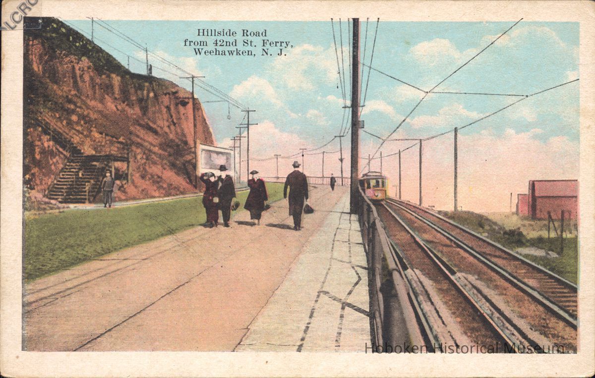 Postcard: Trolley, Weehawken, NJ picture number 1