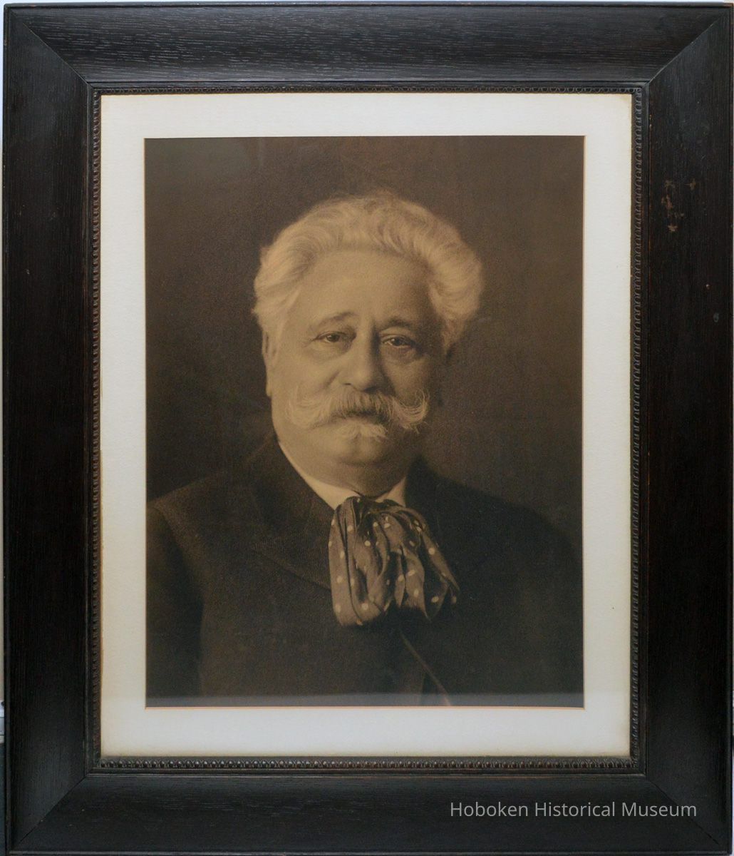 Portrait of Gustave Bernheim as framed