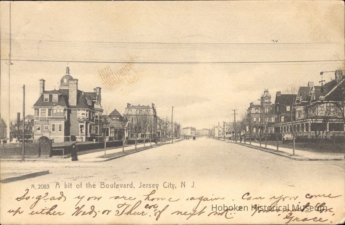 Postcard: Boulevard, Jersey City, NJ picture number 1