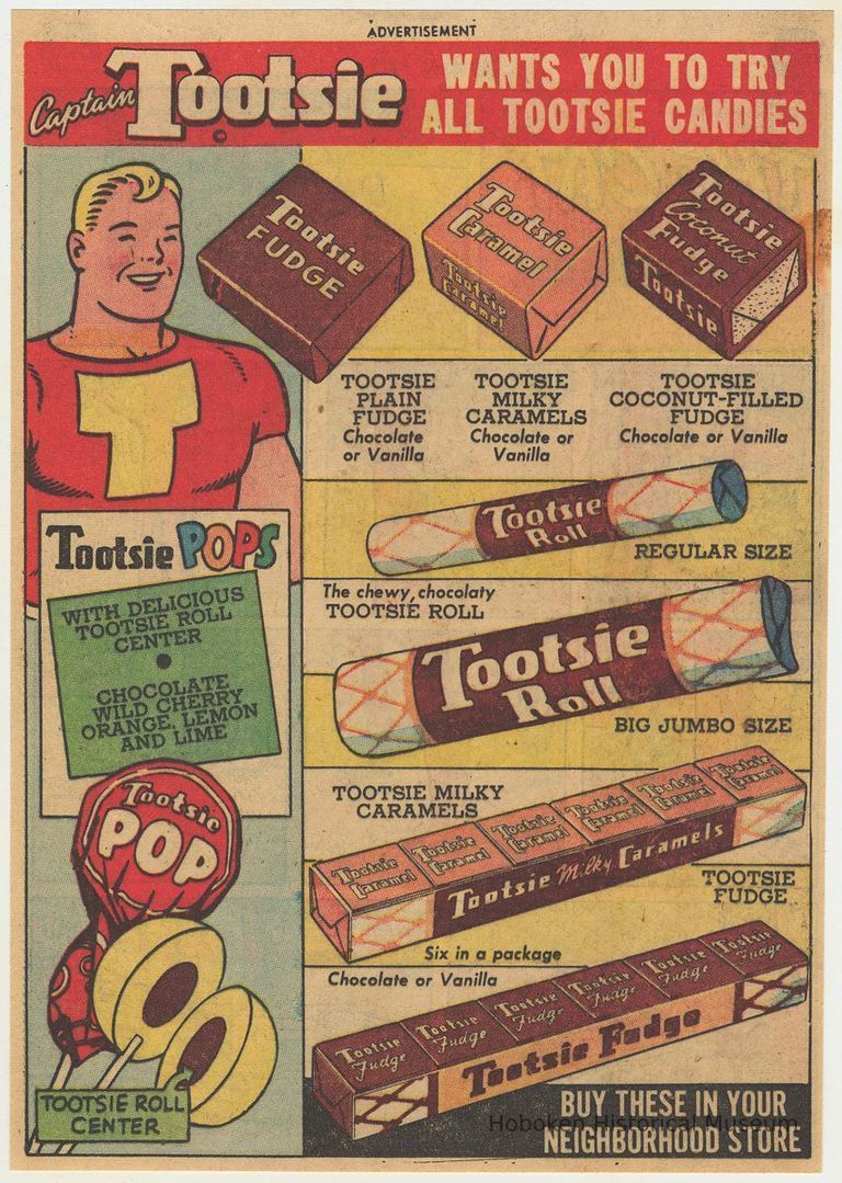 Captain Tootsie Wants You to Try All Tootsie Products