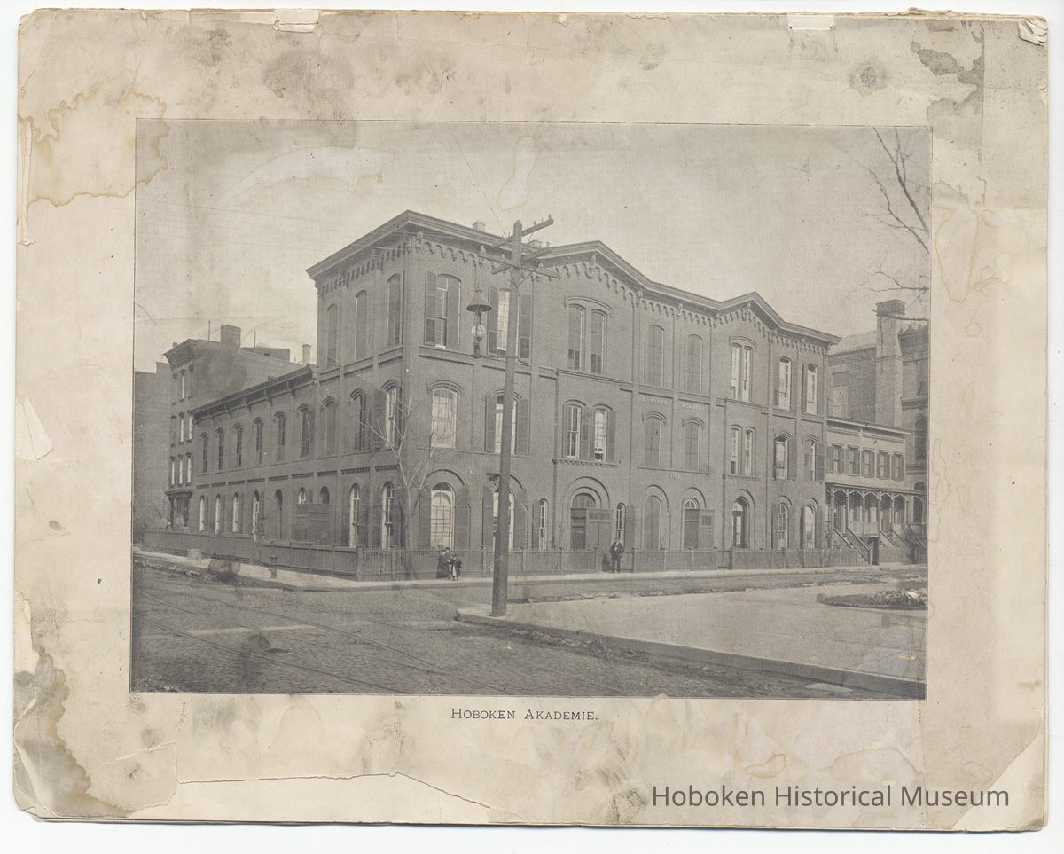 05 pg [5], rotated: Hoboken Akademie (Academy); Fifth Street & Willow Aven