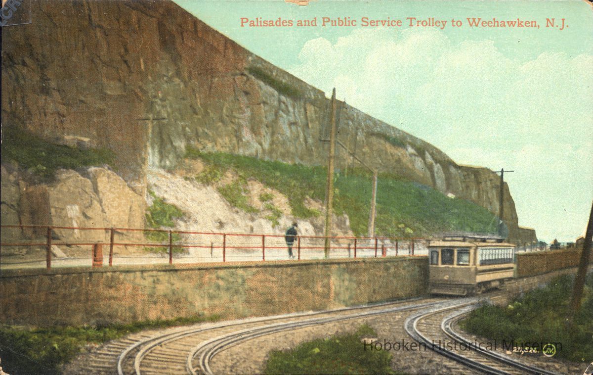Postcard: Trolley, Weehawken, NJ picture number 1
