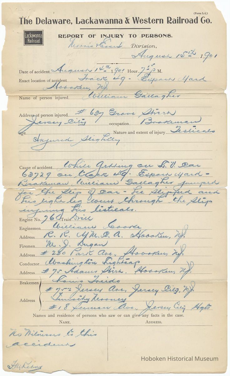Doc 1: report front