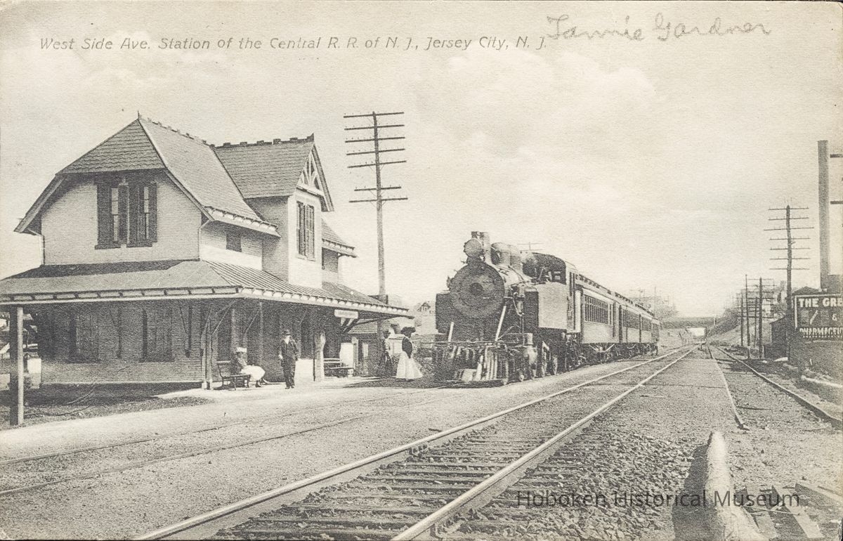 Postcard: Central RR, Jersey City, NJ picture number 1