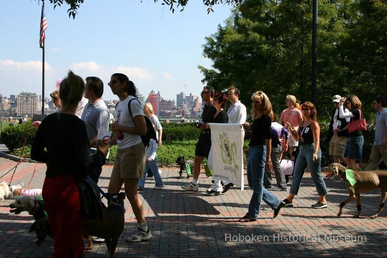 Digital color image of the 2004 Hoboken Pet Parade, along the Hoboken Waterfront, Sunday, September 26, 2004. picture number 1