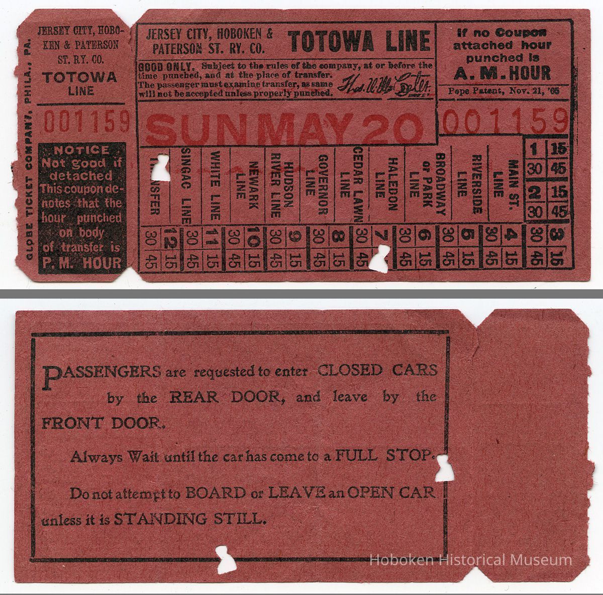 front and back