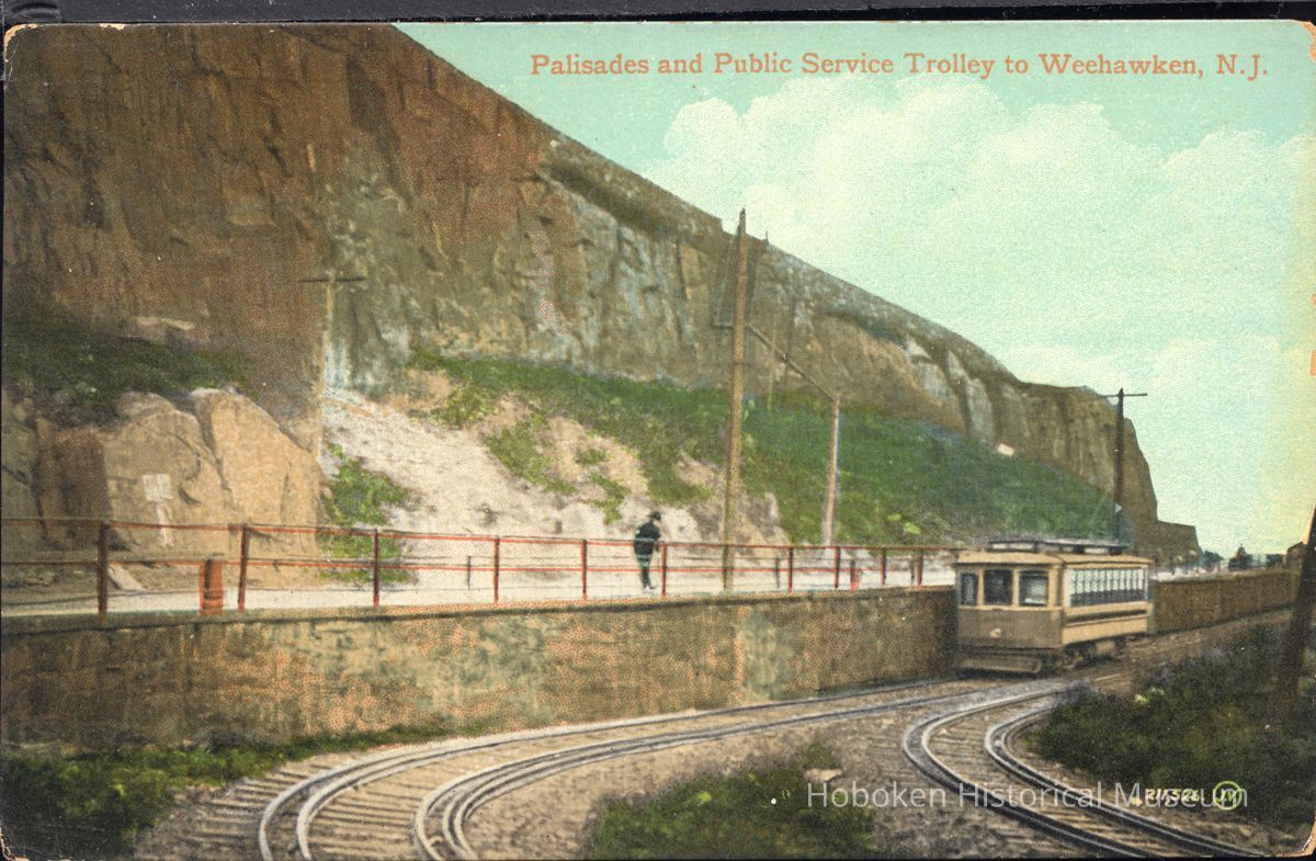 Postcard: Trolley, Weehawken, NJ picture number 1