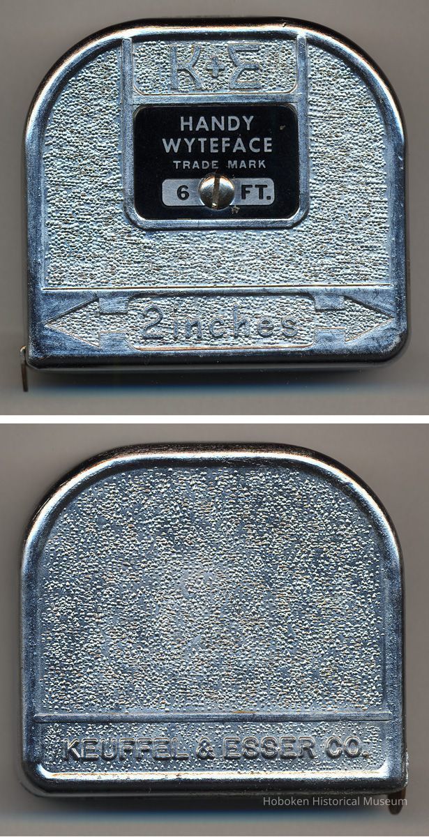 case with maker's plate; opposite side with Keuffel & Esser Co. lettering