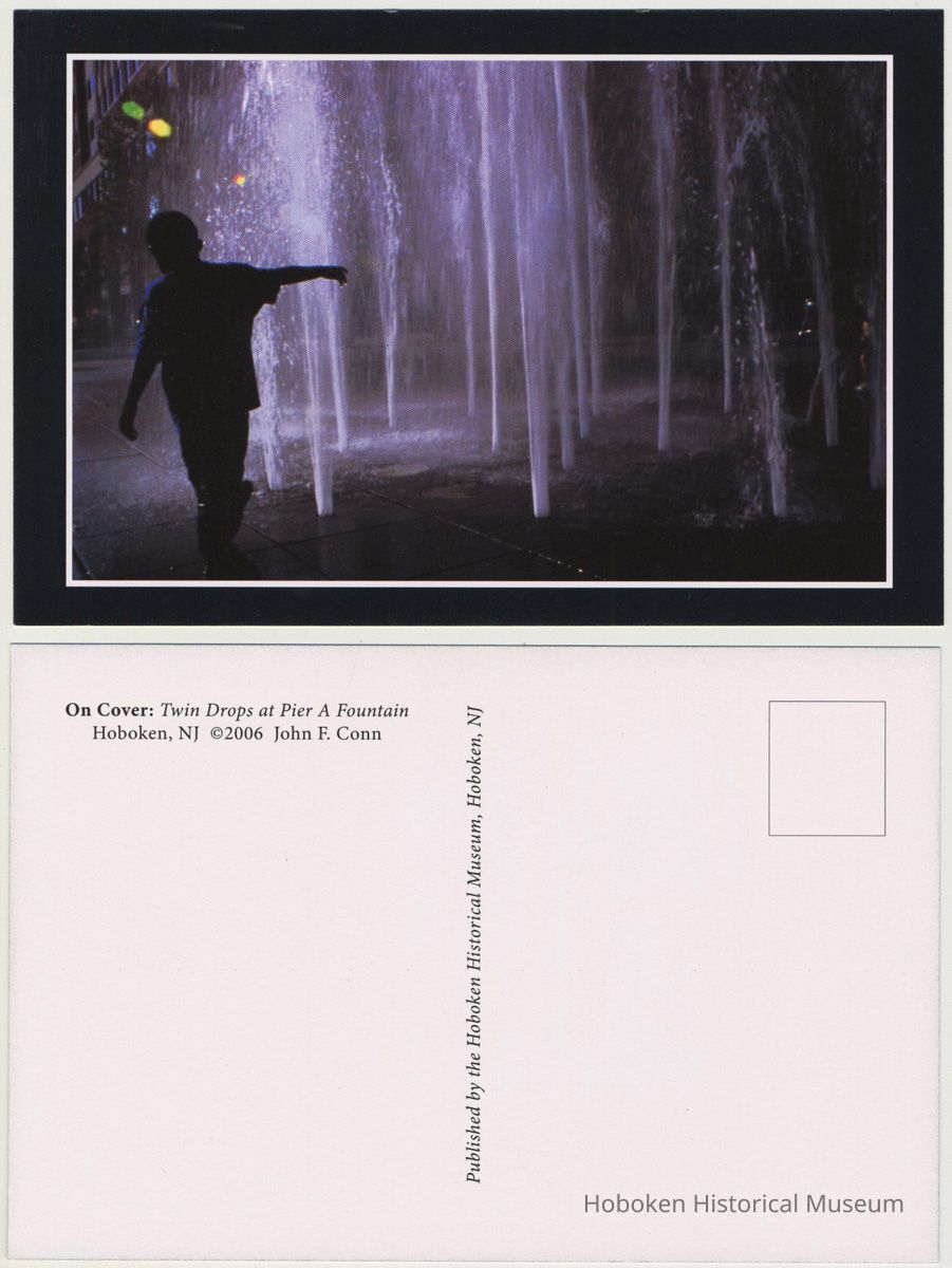 front and back of Conn postcard