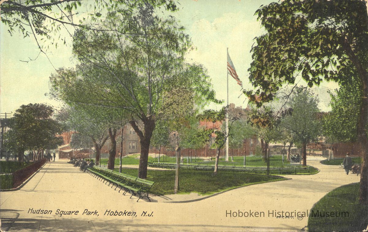Postcard: Hudson Square Park, Hoboken, NJ picture number 1
