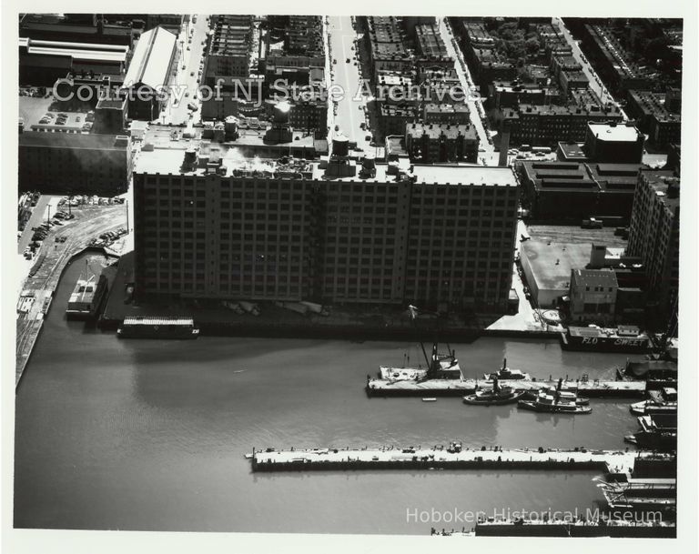 image Lipton Tea building aerial, July 20, 1951; Copyright: NJ State Archives