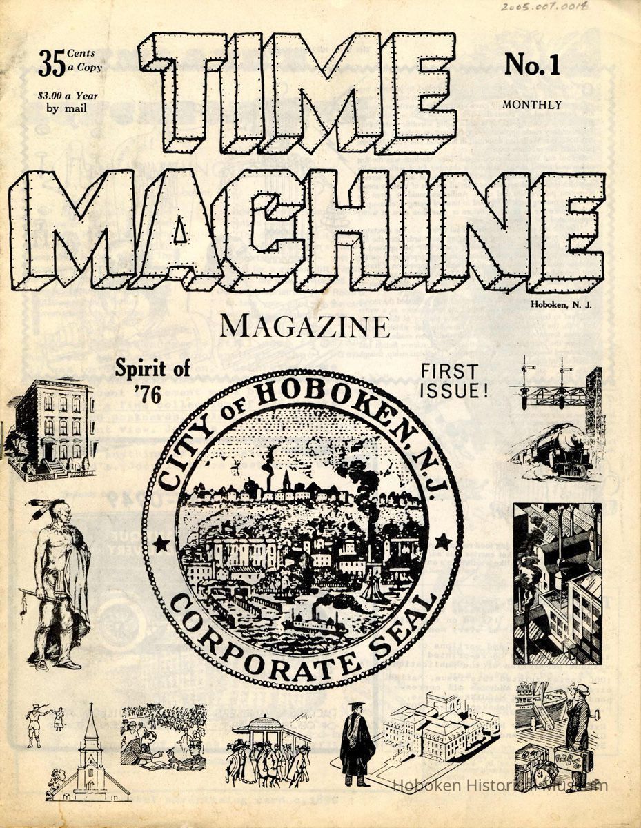 Time Machine Magazine No. 1; front cover