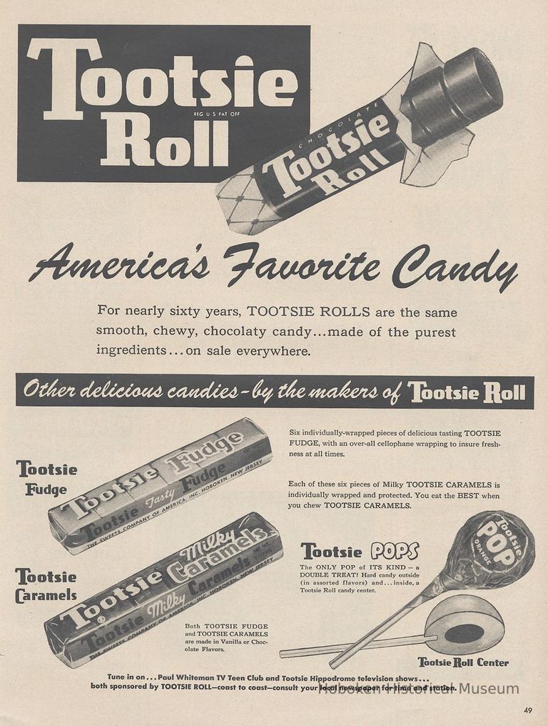 Tootsie Roll, Life, Dec. 28, 1953.