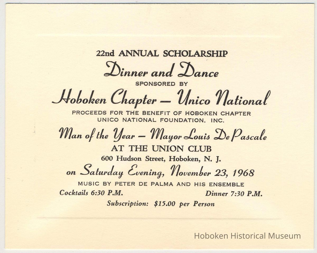 ticket - typical front