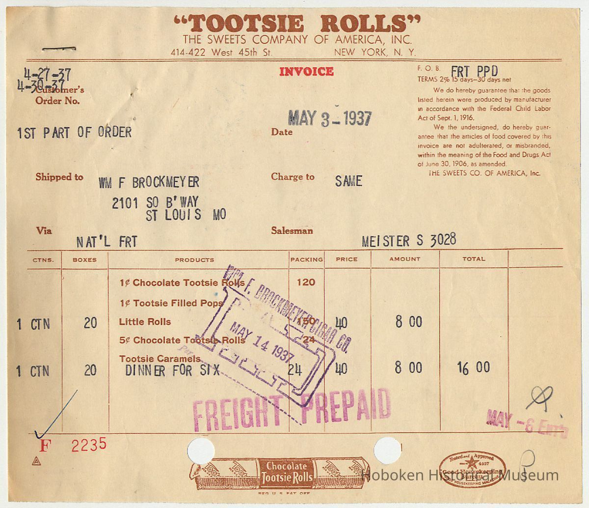 May 3 1937 F2235
