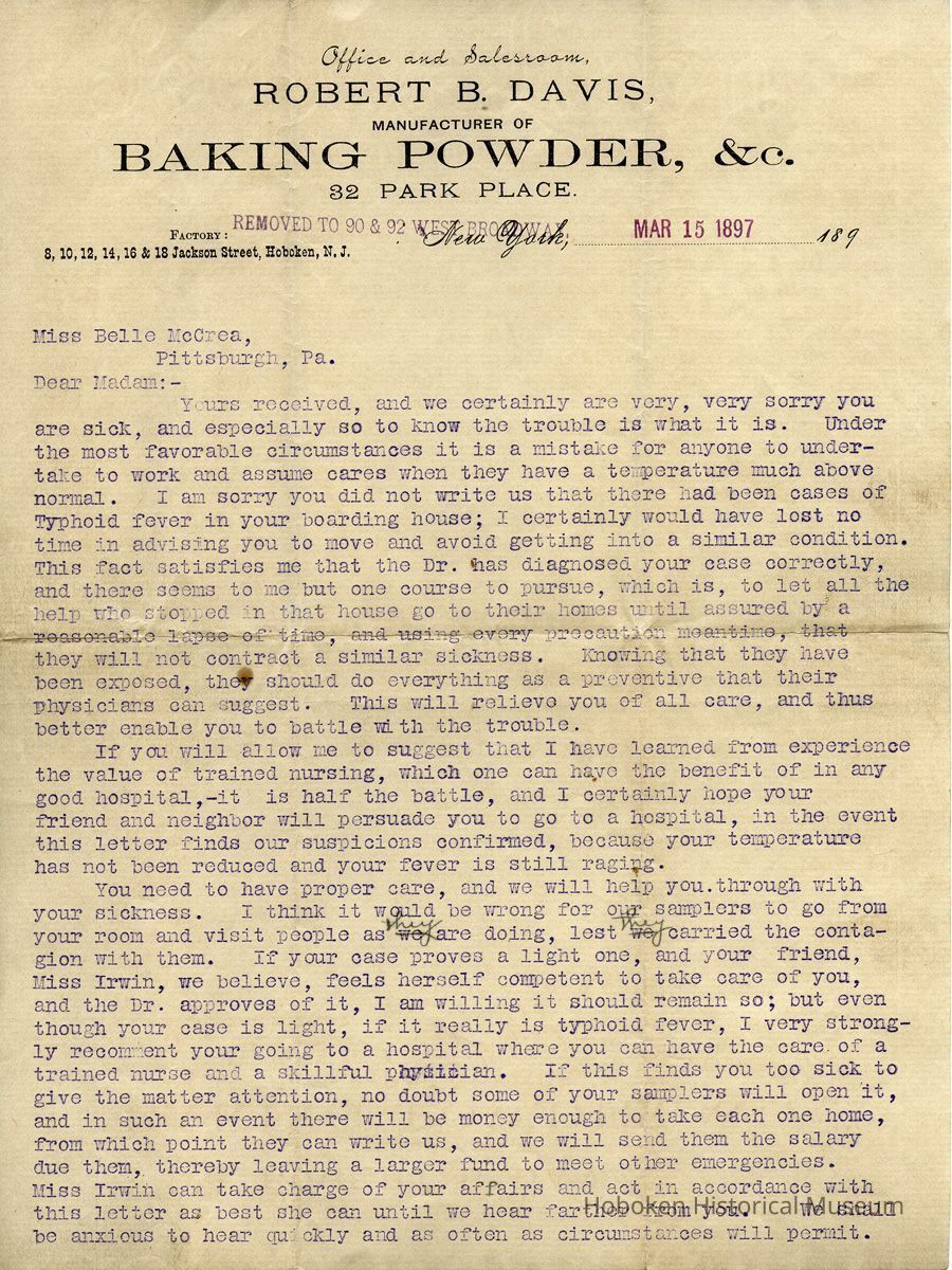 letter, page 1 of 2
