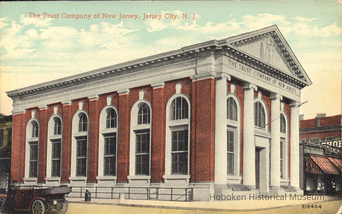 Postcard: The Trust Company of New Jersey, Jersey City, NJ picture number 1