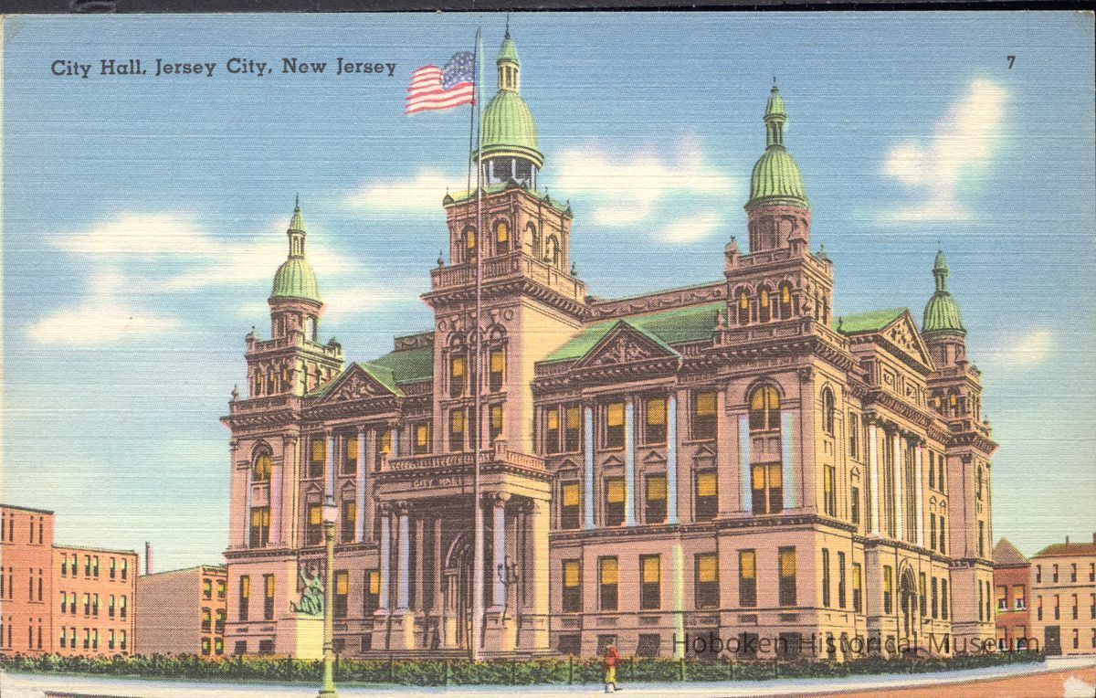 Postcard: City Hall, Jersey City, NJ picture number 1