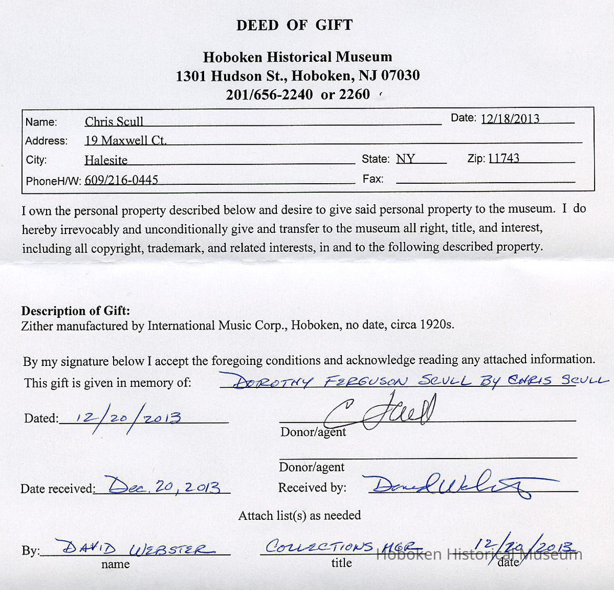 deed of gift