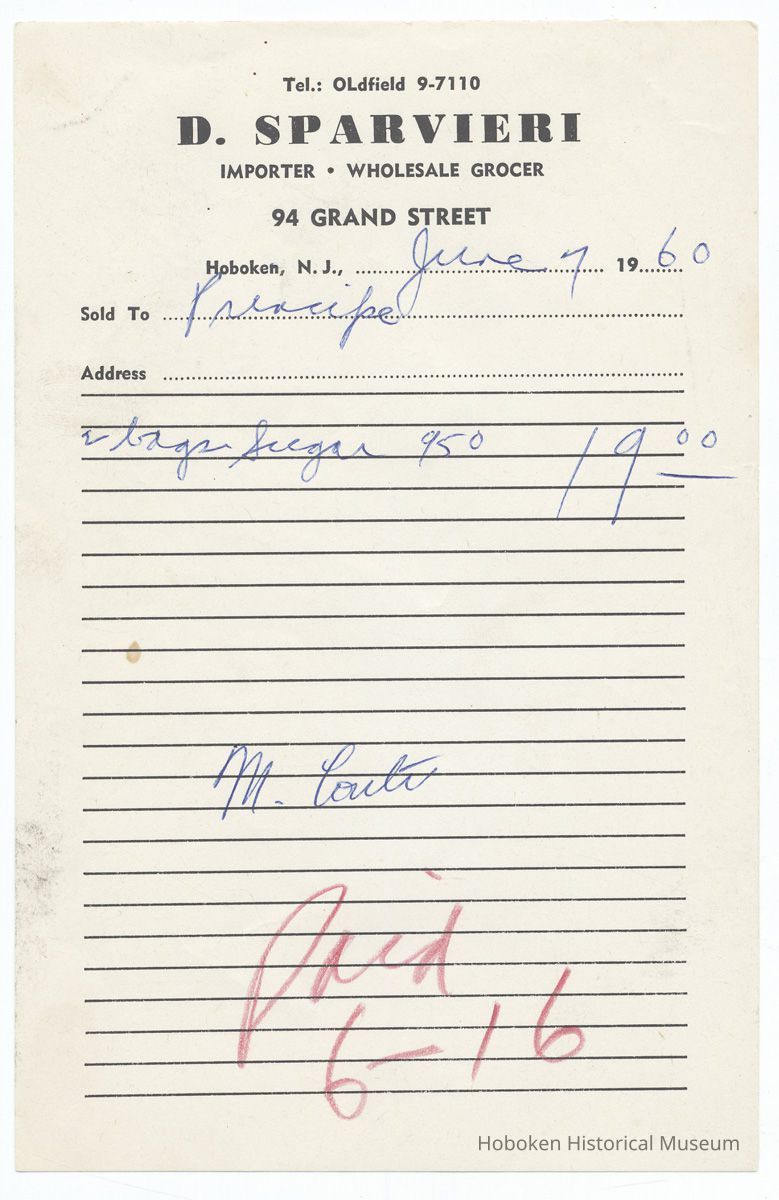 1: Sparvieri, 1960