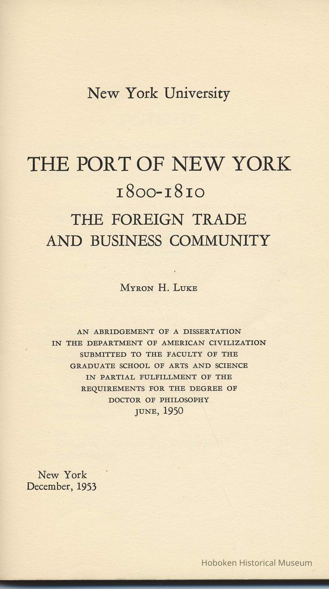 title page