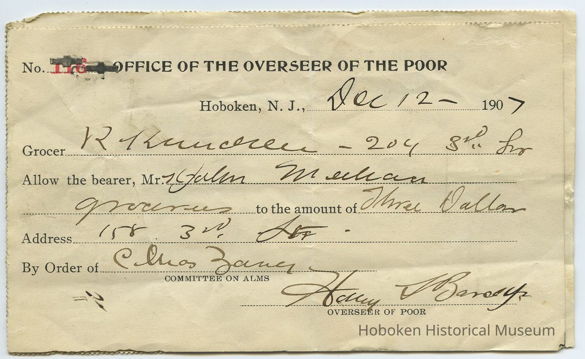 typical: voucher 116, Mrs. John Meehan